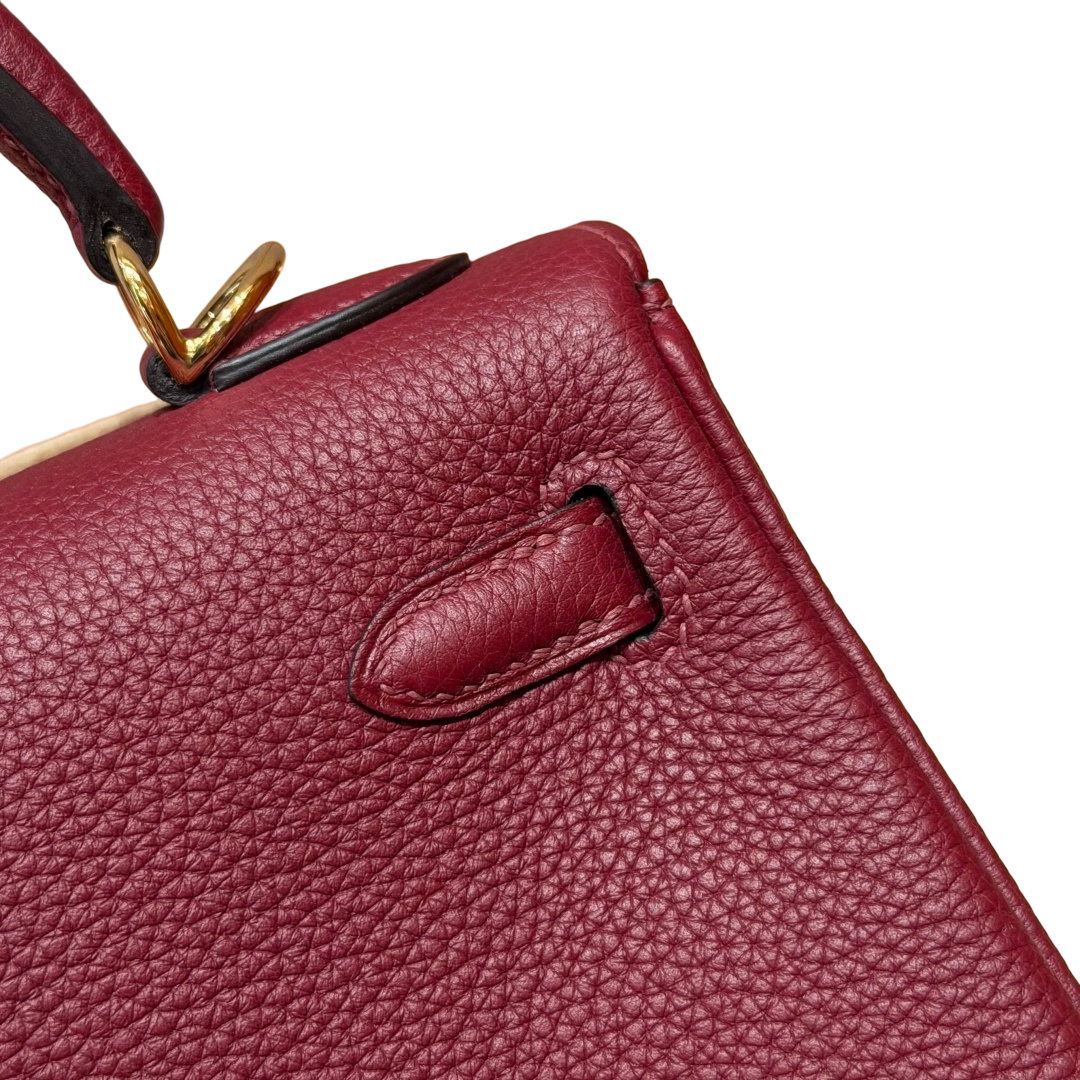 Kelly  Togo – Hermès Red | Gold-Plated