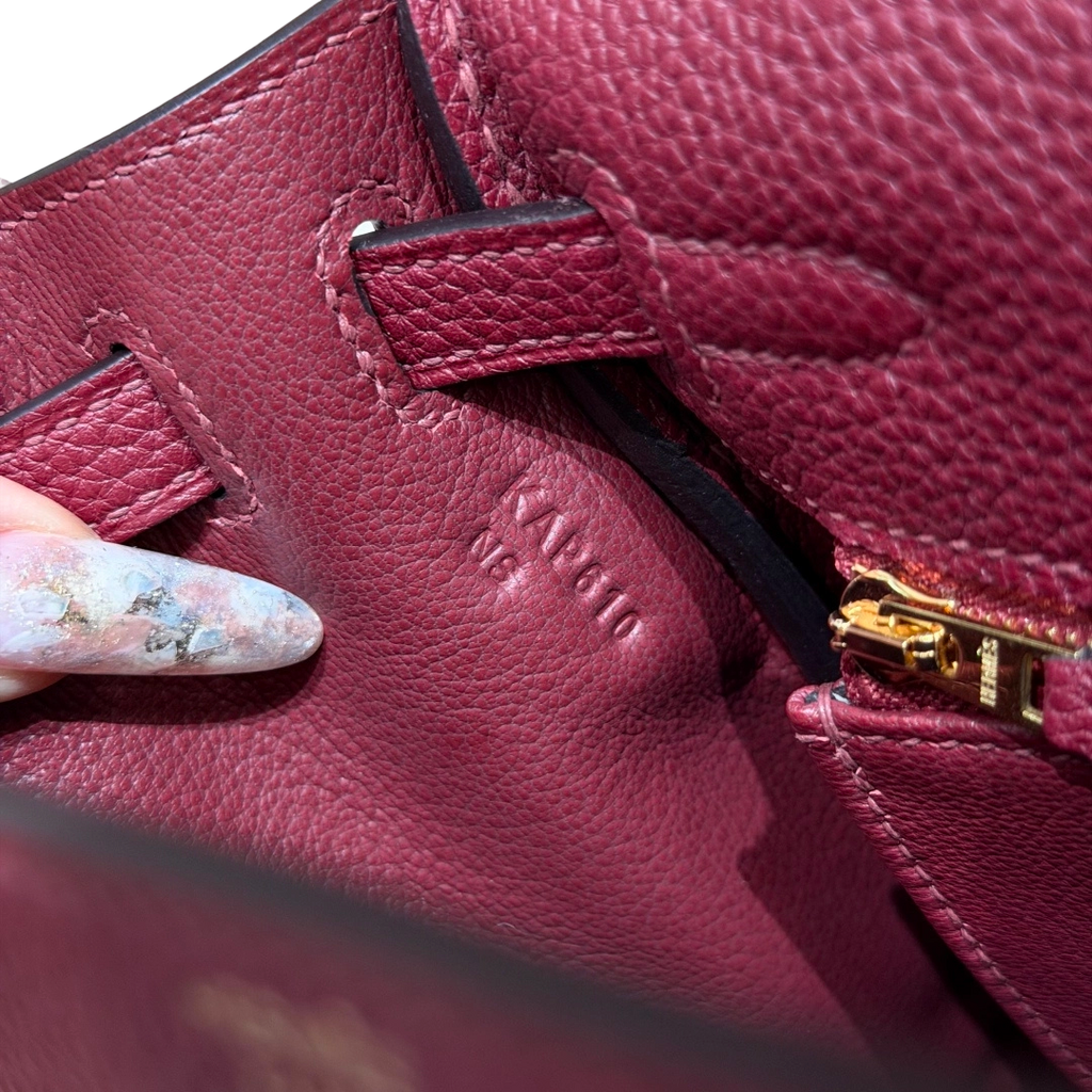 Kelly  Togo – Hermès Red | Gold-Plated