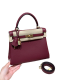 Kelly  Togo – Hermès Red | Gold-Plated