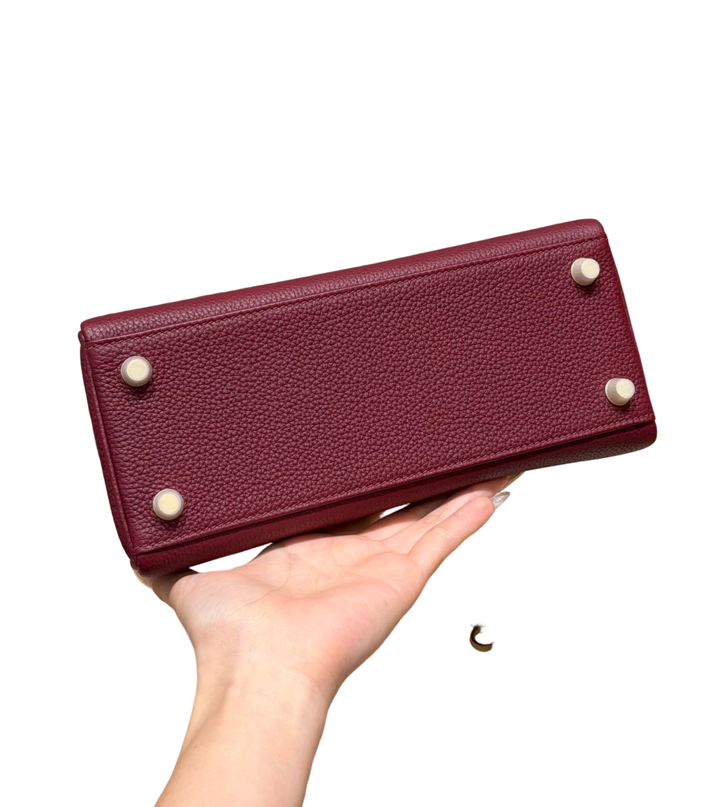 Kelly  Togo – Hermès Red | Gold-Plated