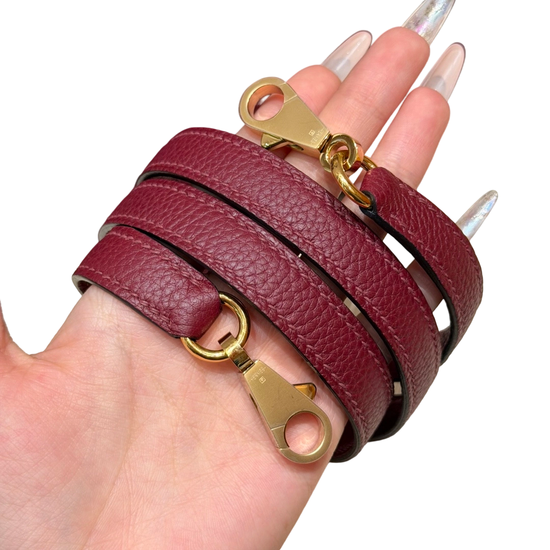 Kelly  Togo – Hermès Red | Gold-Plated