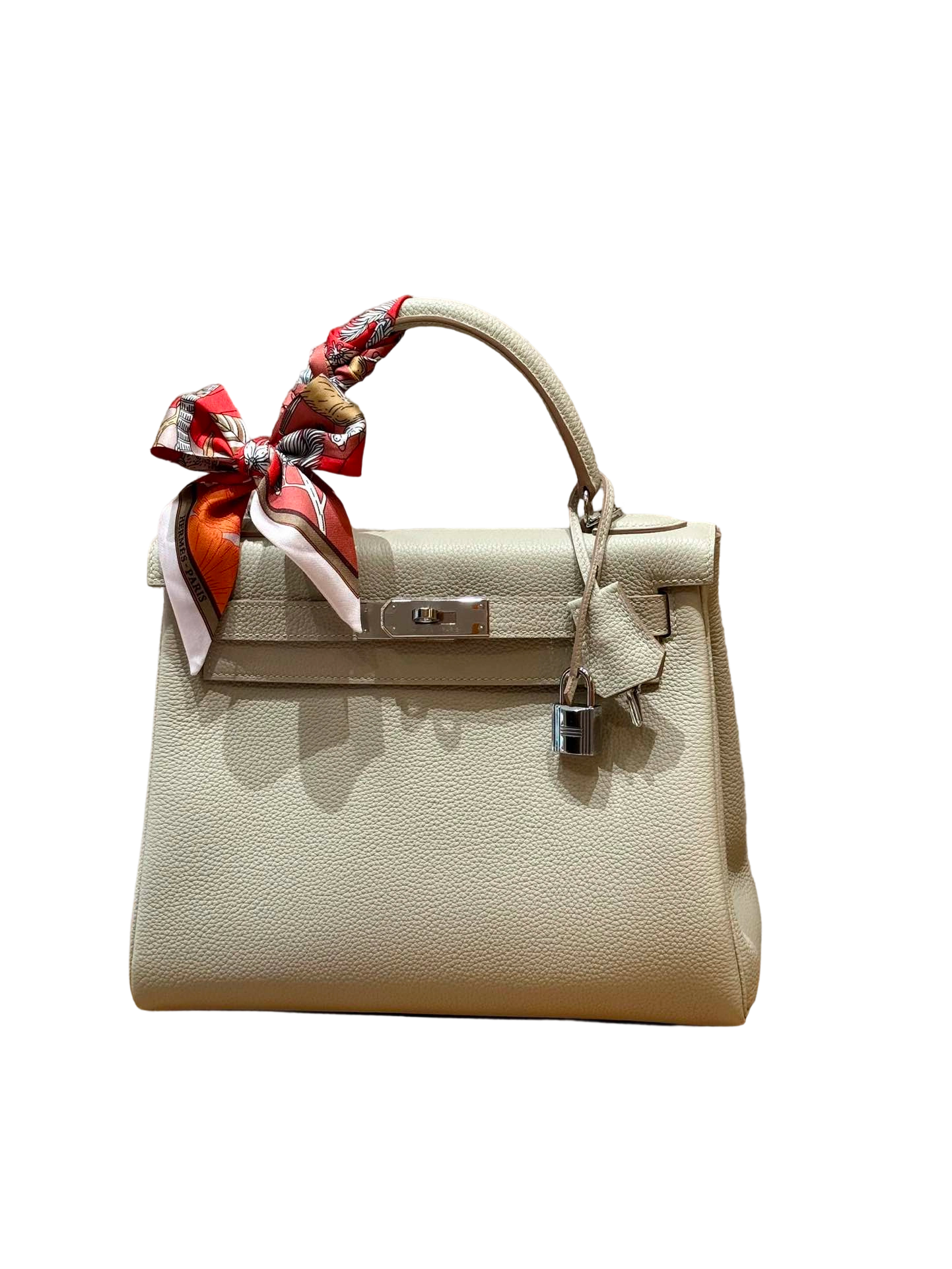 Kelly  Togo – Pearl Grey | Palladium