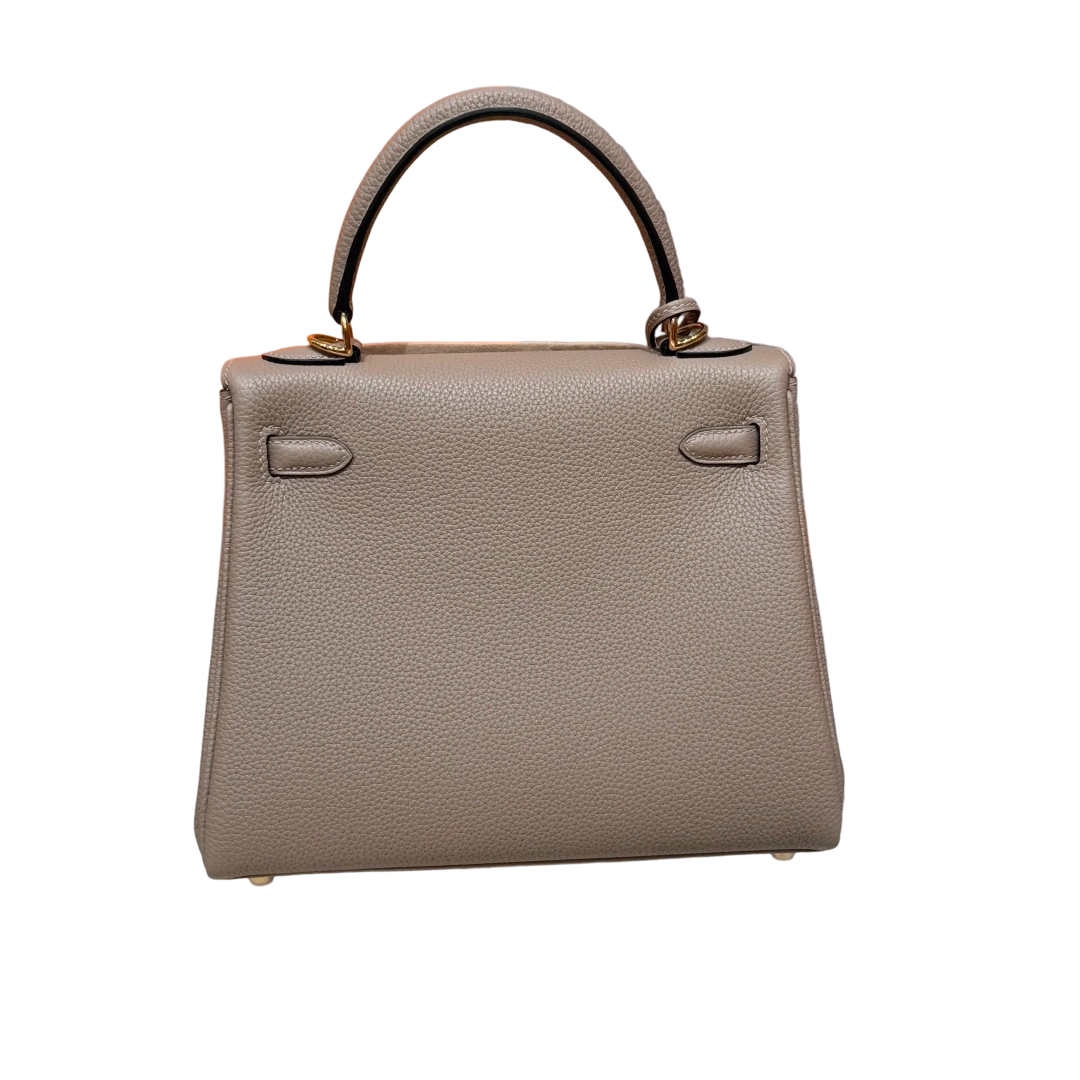 Kelly  Togo – Gris Tourterelle | Gold-Plated