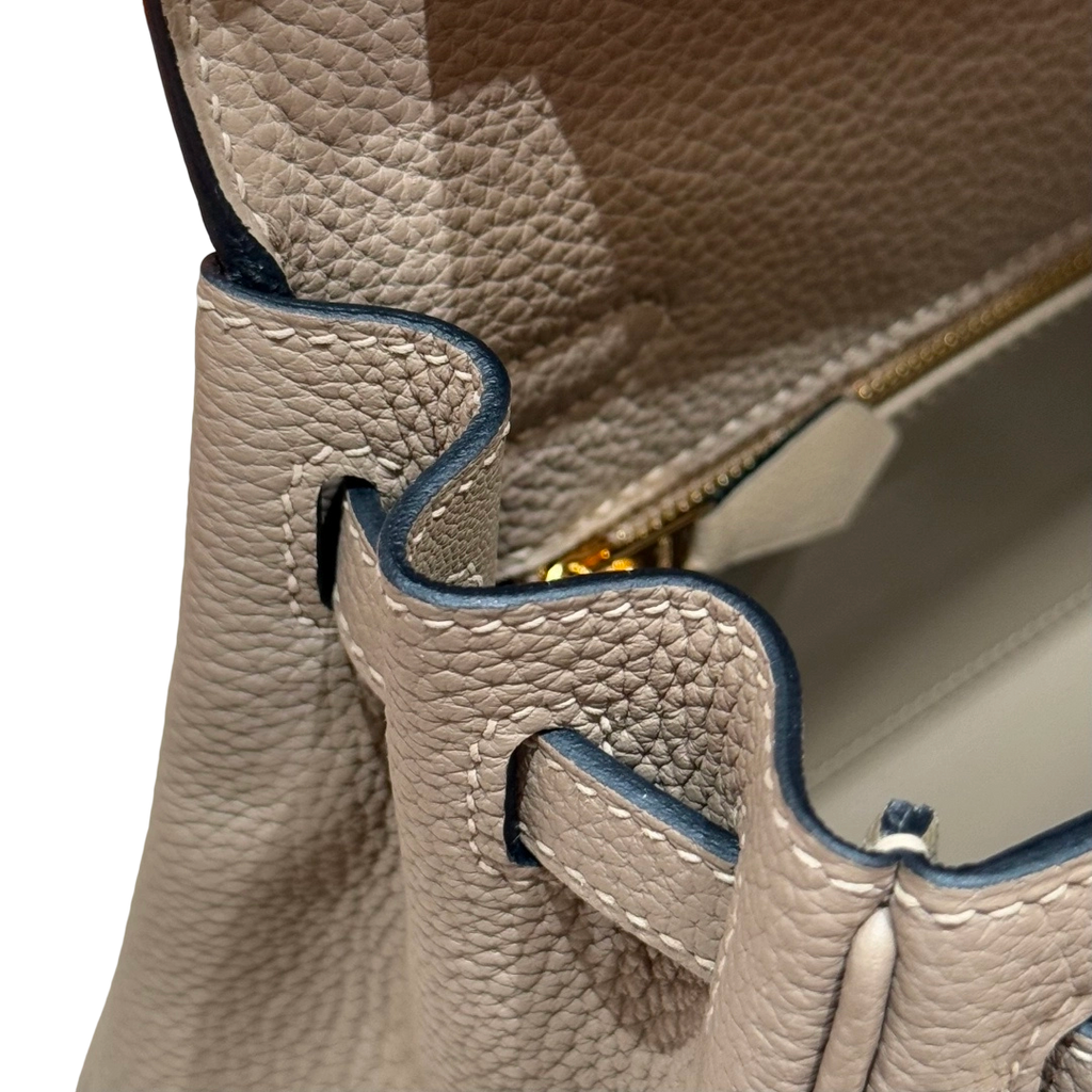Kelly  Togo – Gris Tourterelle | Gold-Plated