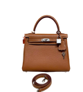 Kelly  Togo – Gold Brown (Neck Grain) | Palladium