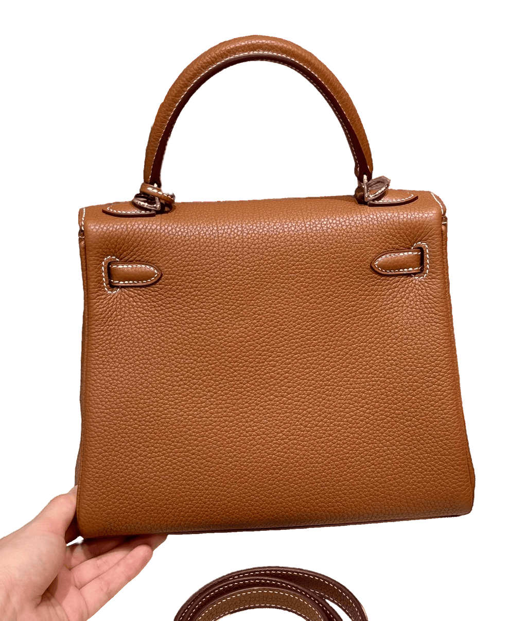 Kelly  Togo – Gold Brown (Neck Grain) | Palladium