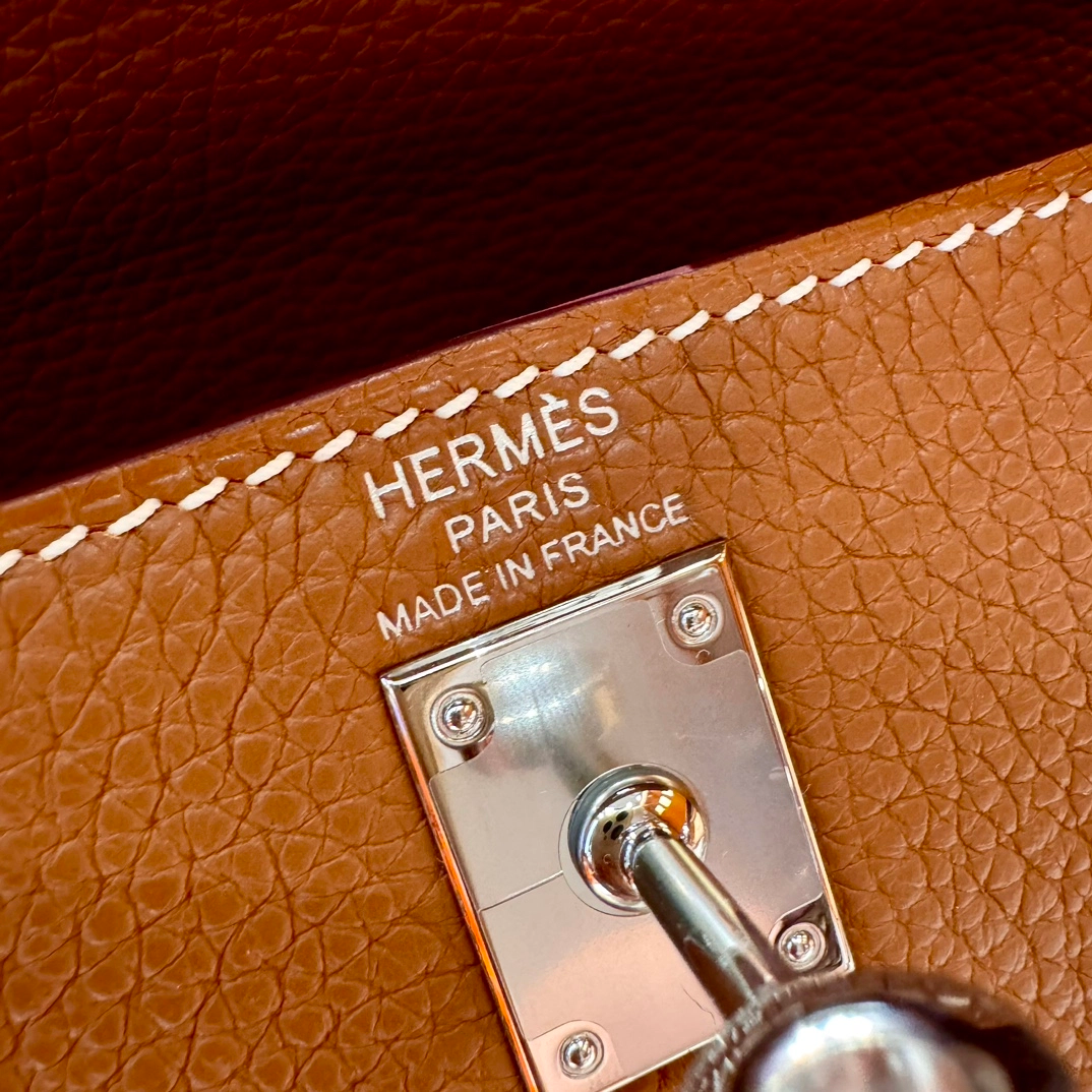 Kelly  Togo – Gold Brown (Neck Grain) | Palladium