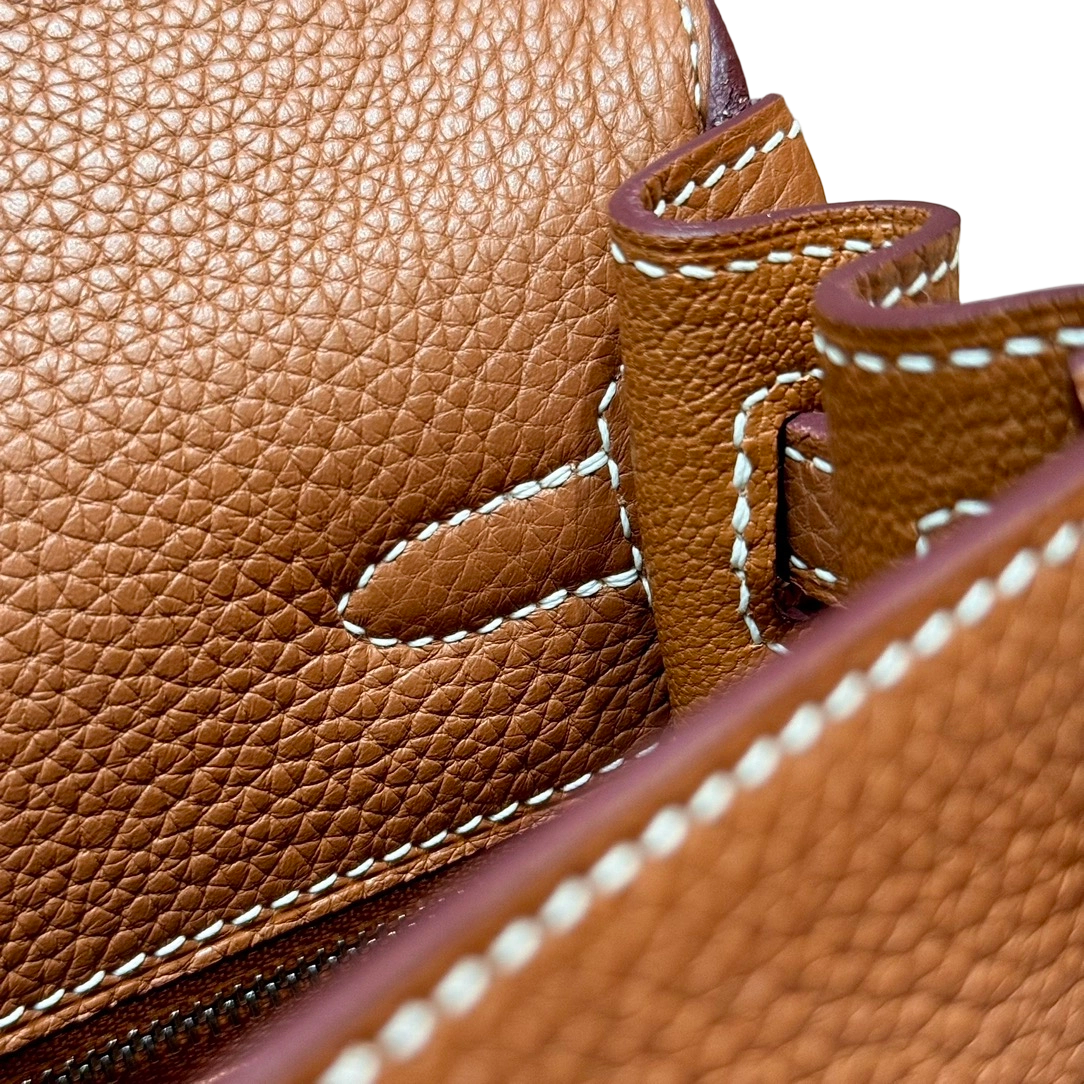 Kelly  Togo – Gold Brown (Neck Grain) | Palladium