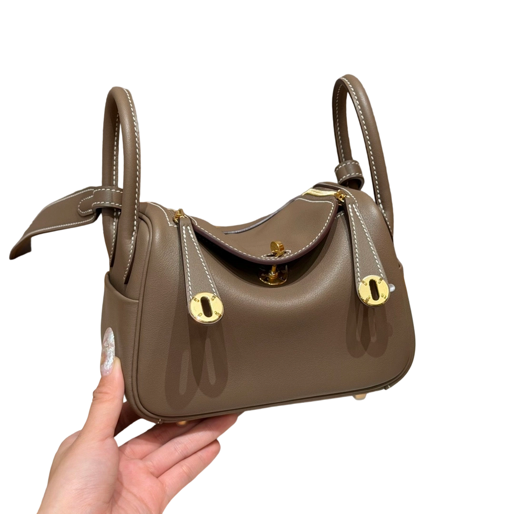Lindy  Clemence – Etoupe | Gold-Plated