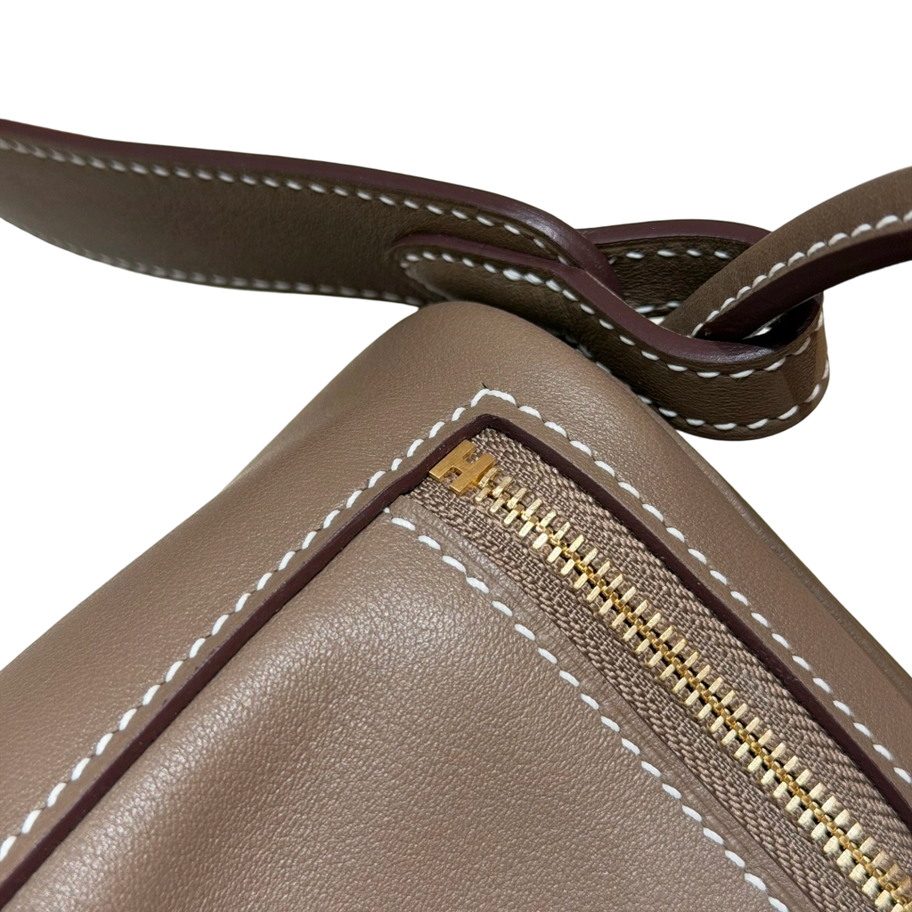 Lindy  Clemence – Etoupe | Gold-Plated