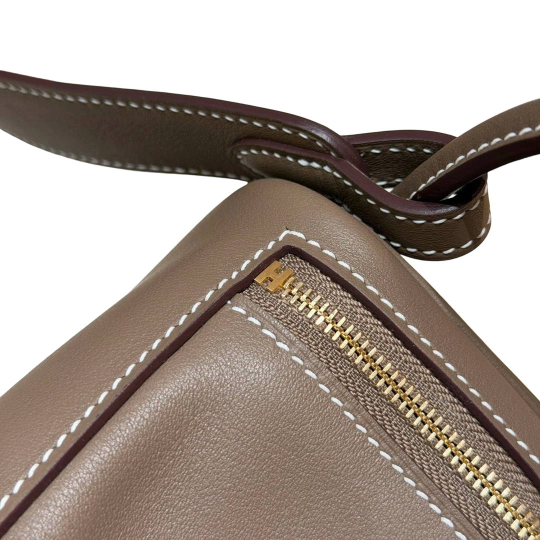 Lindy  Clemence – Etoupe | Gold-Plated