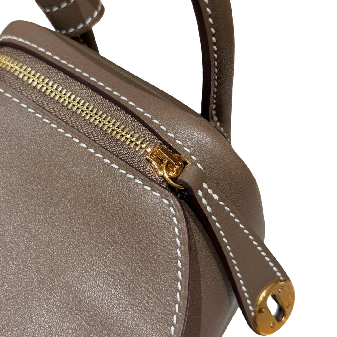 Lindy  Clemence – Etoupe | Gold-Plated