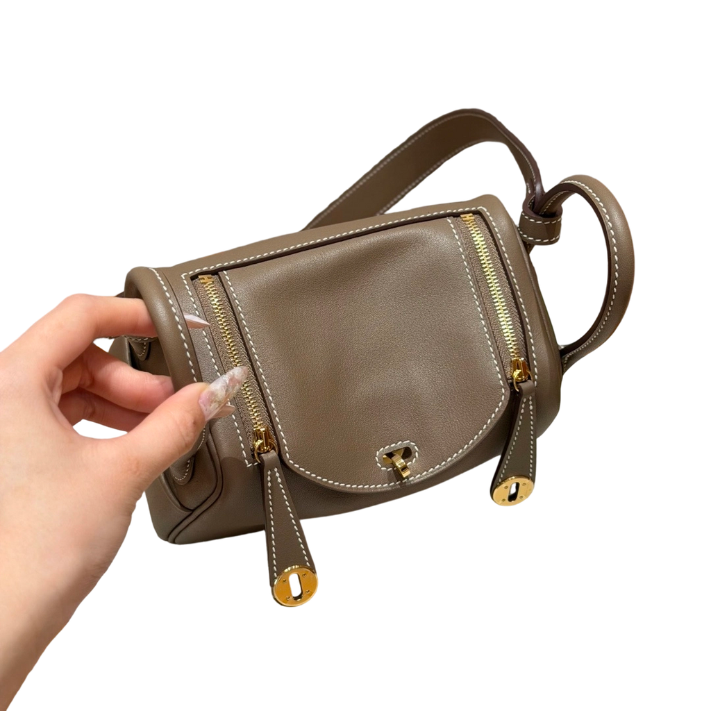 Lindy  Clemence – Etoupe | Gold-Plated