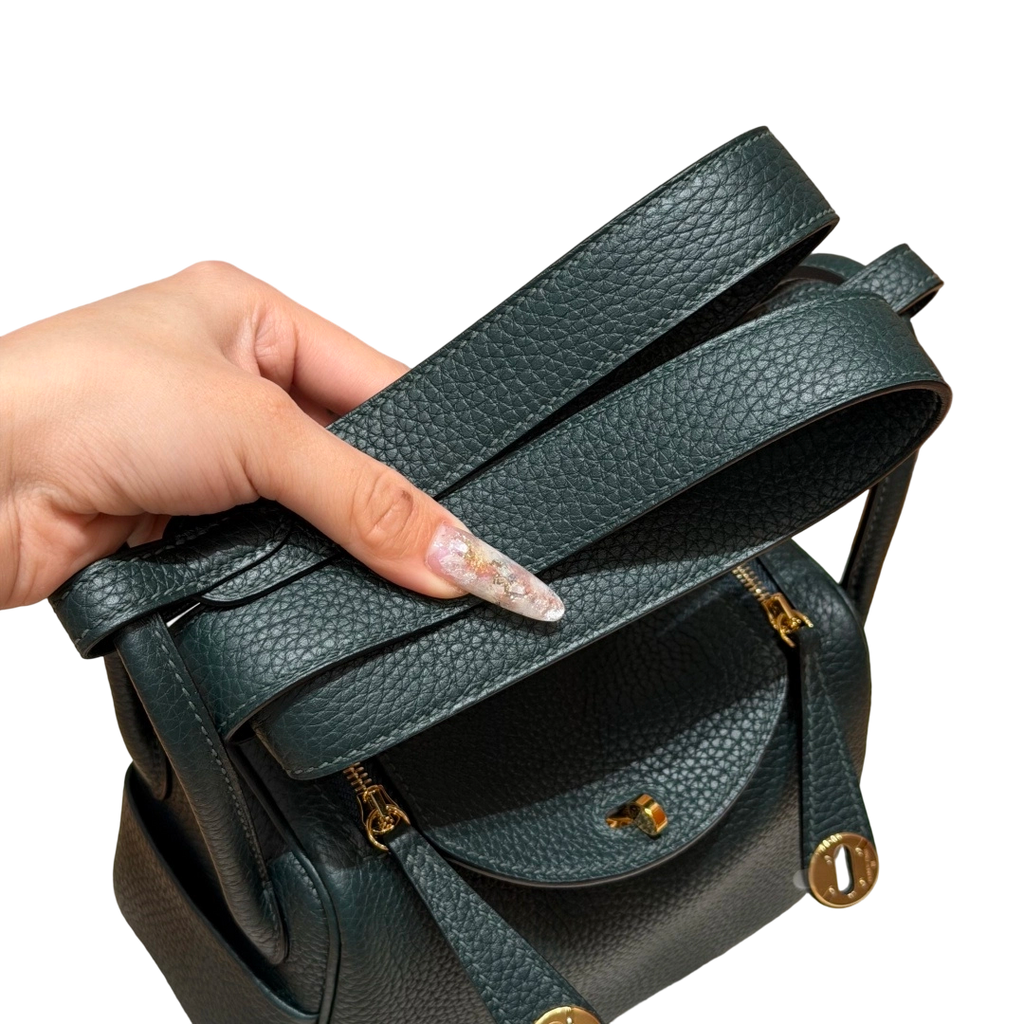 Lindy  Clemence – Vert Foncé | Gold-Plated