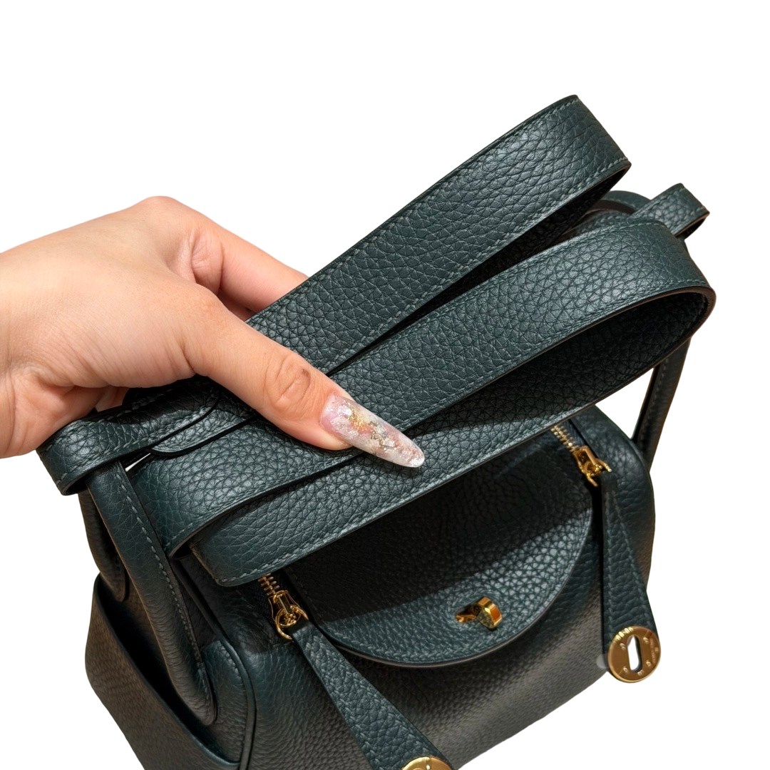 Lindy  Clemence – Vert Foncé | Gold-Plated
