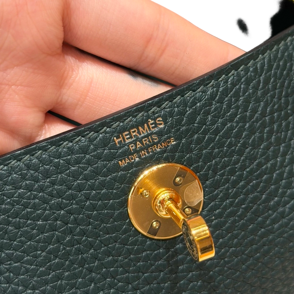 Lindy  Clemence – Vert Foncé | Gold-Plated
