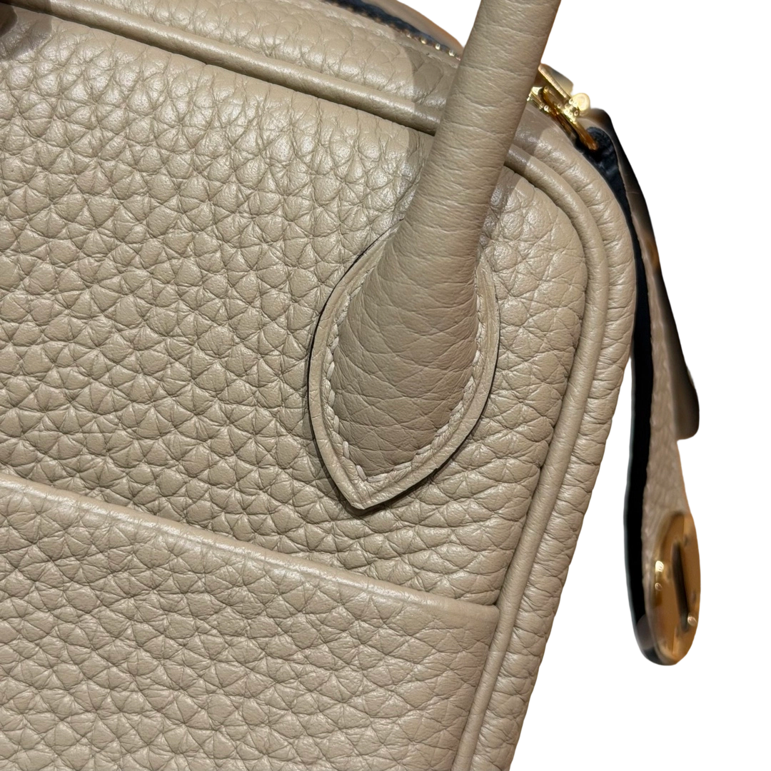 Lindy  Clemence  –Beige Marfa | Gold-Plated