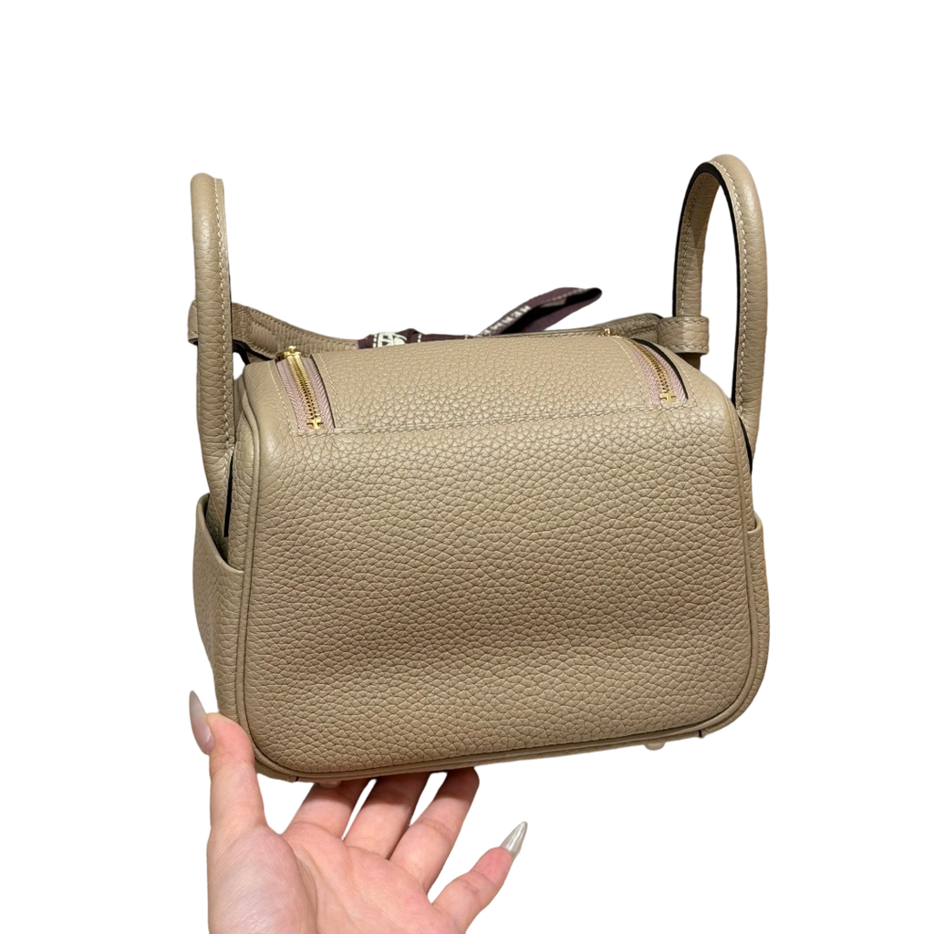 Lindy  Clemence  –Beige Marfa | Gold-Plated
