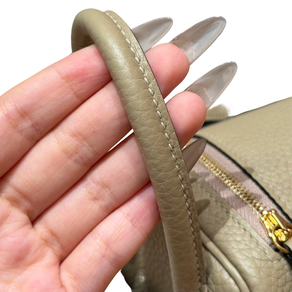Lindy  Clemence  –Beige Marfa | Gold-Plated