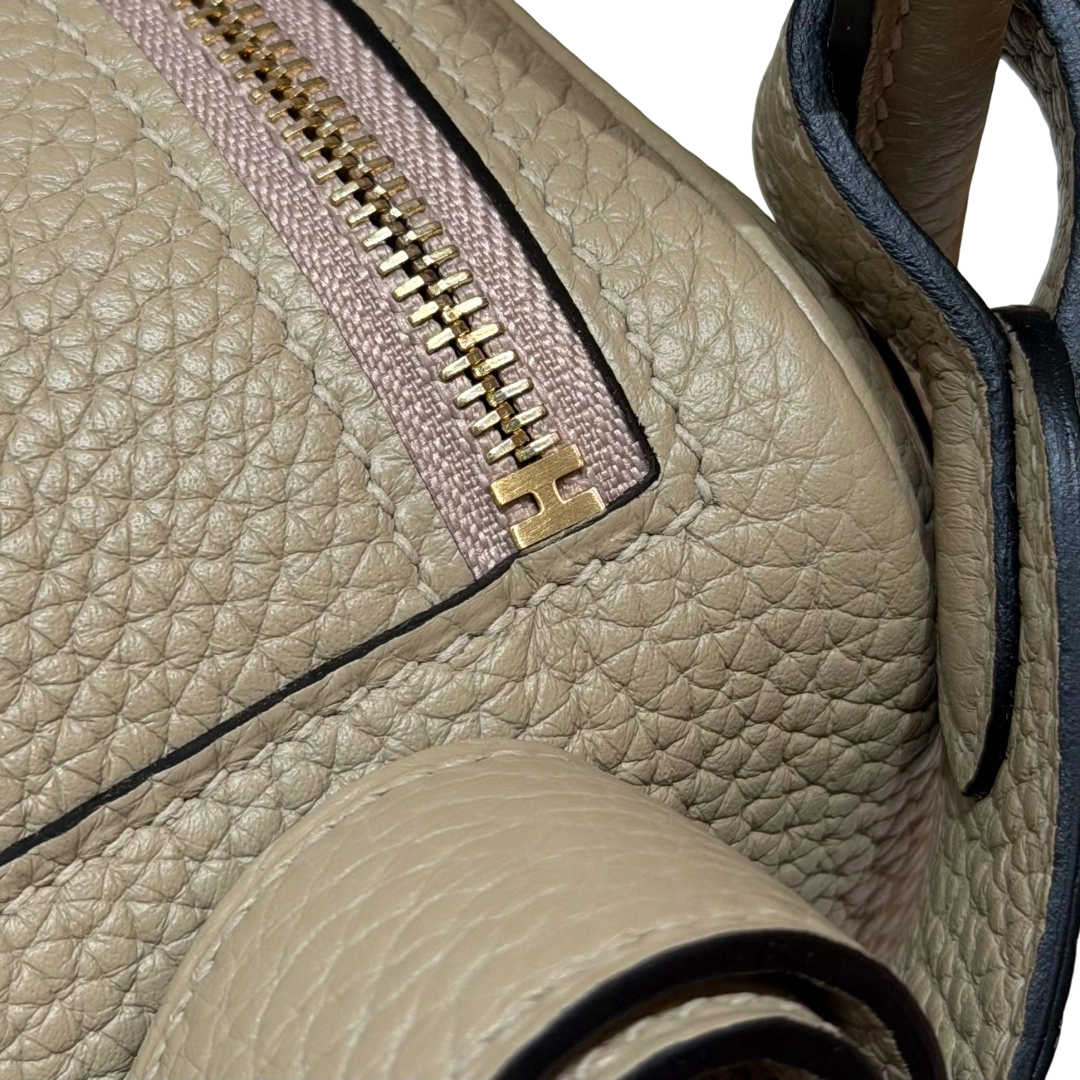 Lindy  Clemence  –Beige Marfa | Gold-Plated