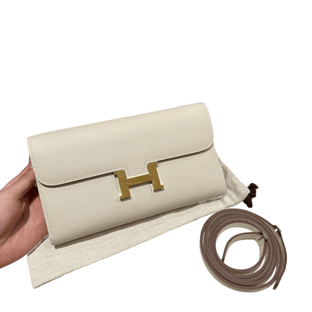 Constance  Epsom – Craie| Gold-Plated