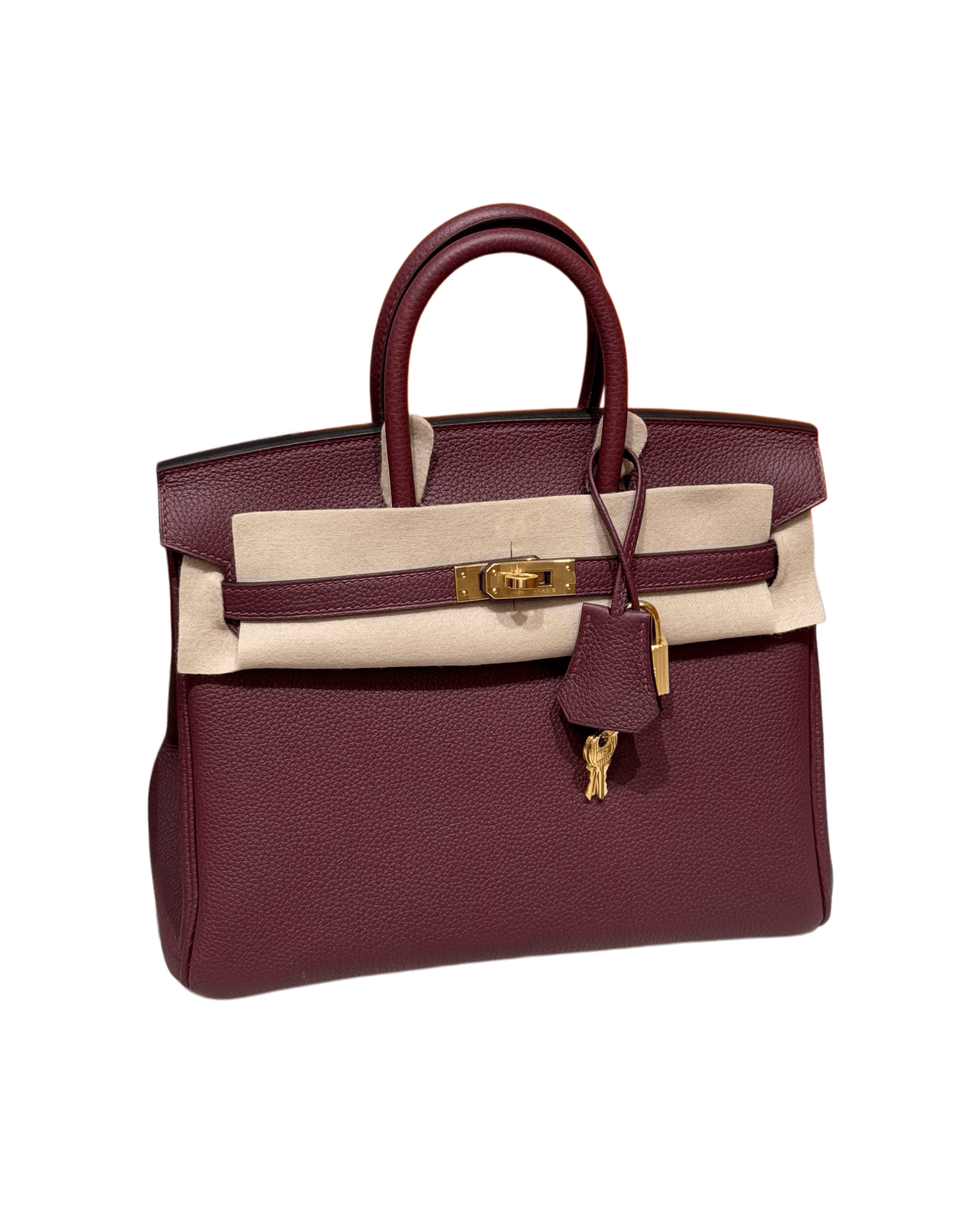 Birkin  Togo  – Hermès Red | Gold-Plated