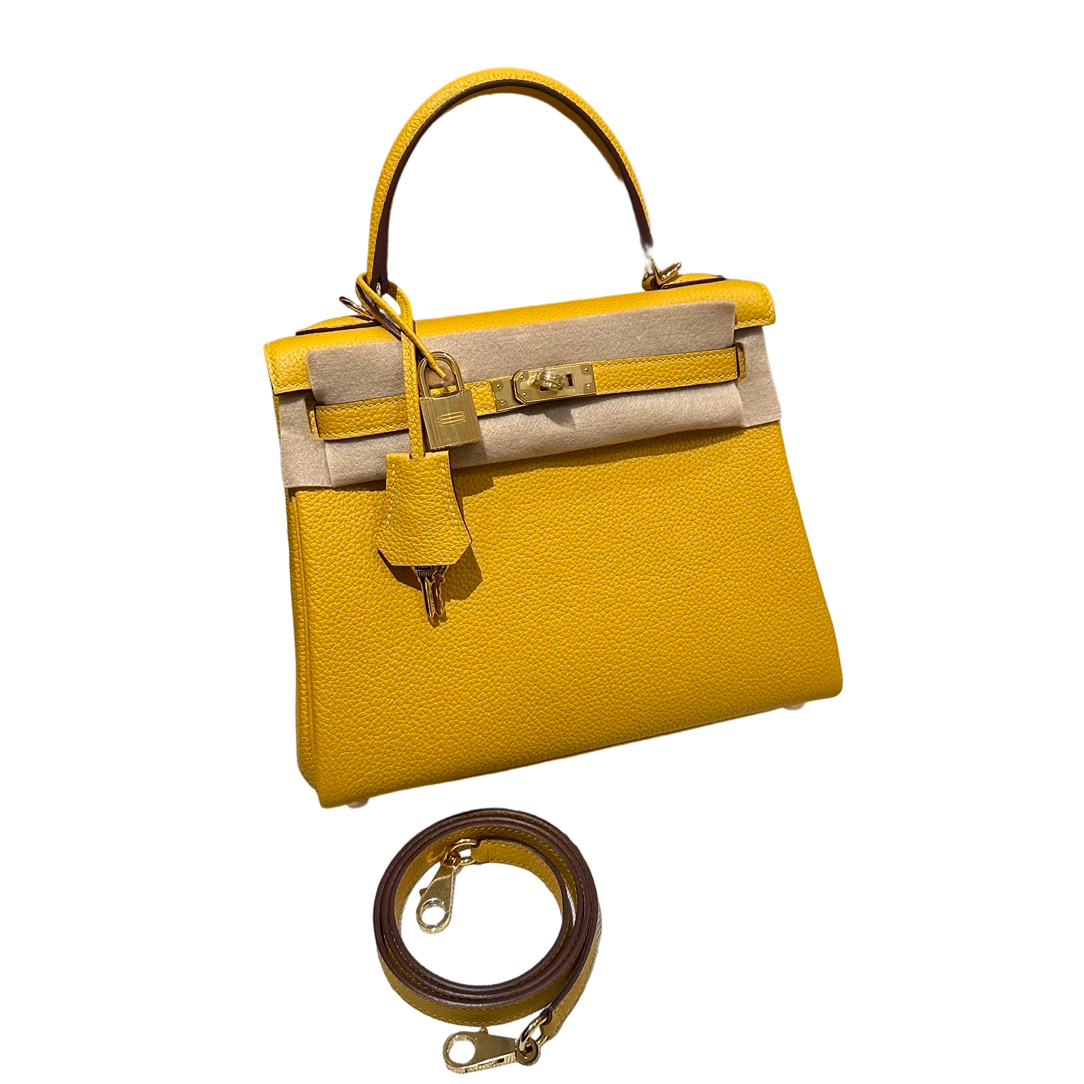 Kelly  Togo – Amber Yellow | Gold-Plated